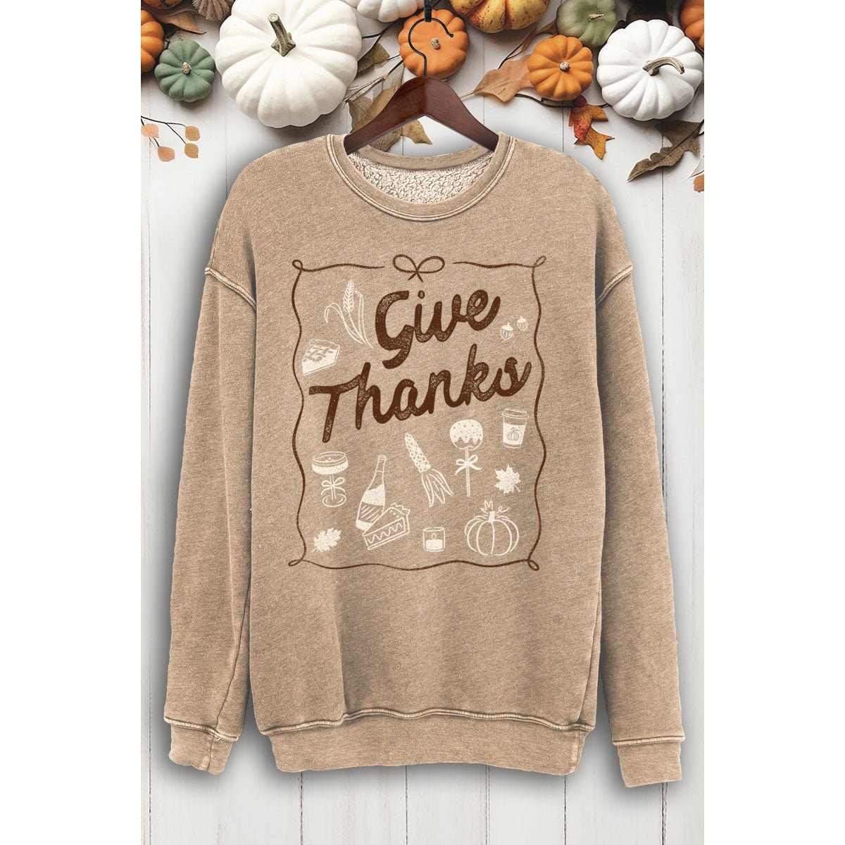 Give Thanks Mineral Sweatshirts