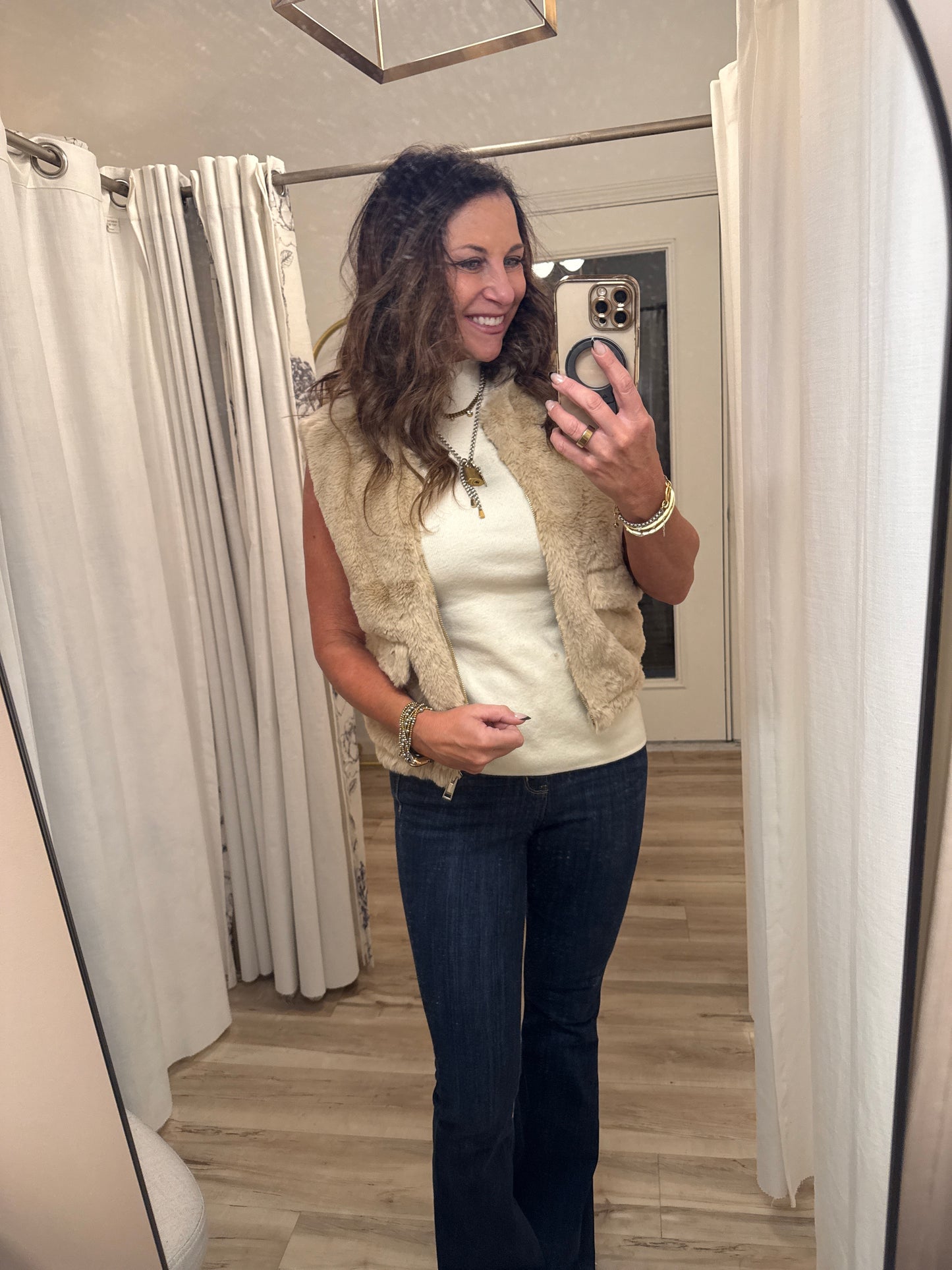 Julie Faux Fur Vest