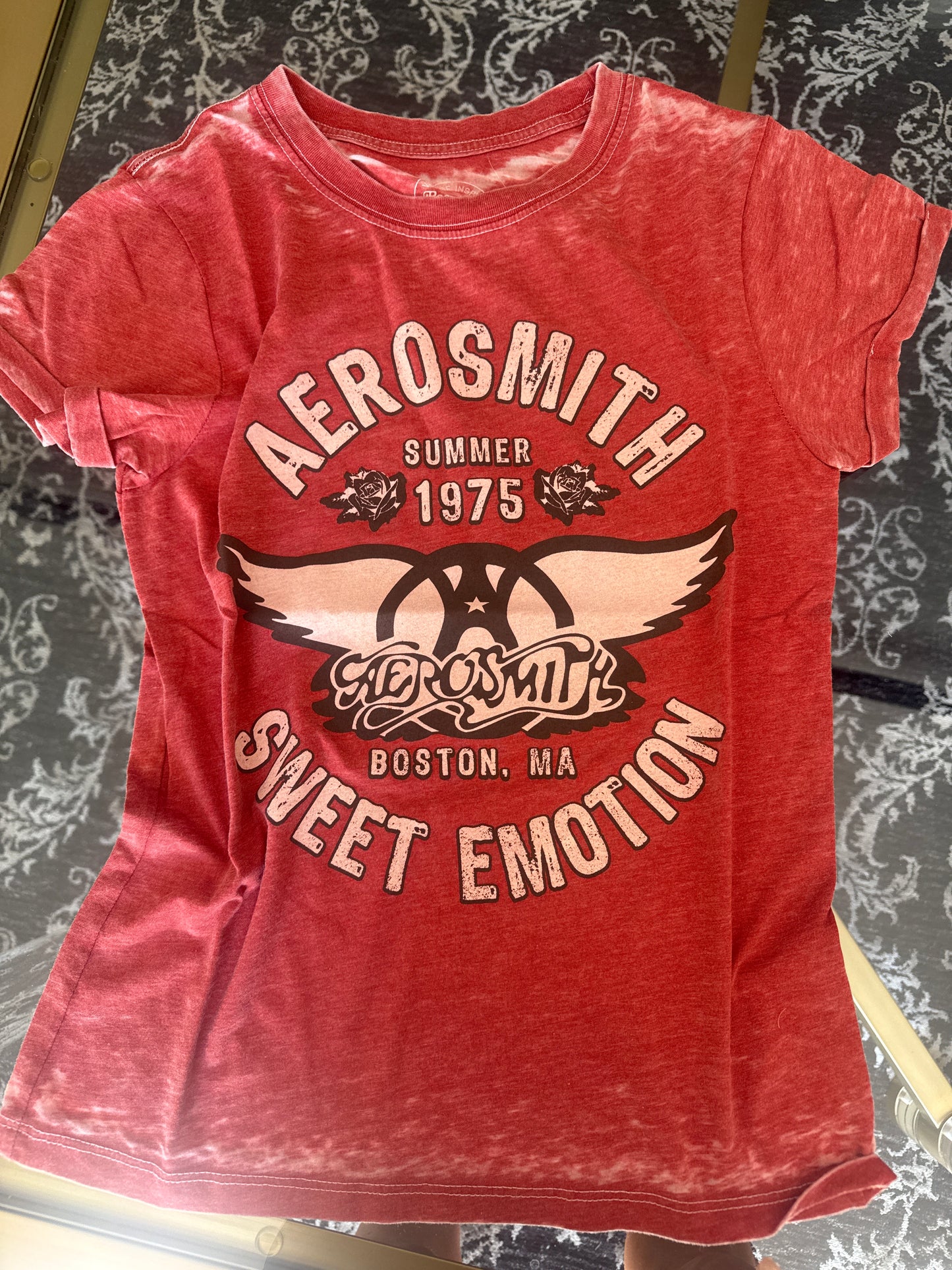 Aerosmith Sweet Emotion Burn Out Graphic