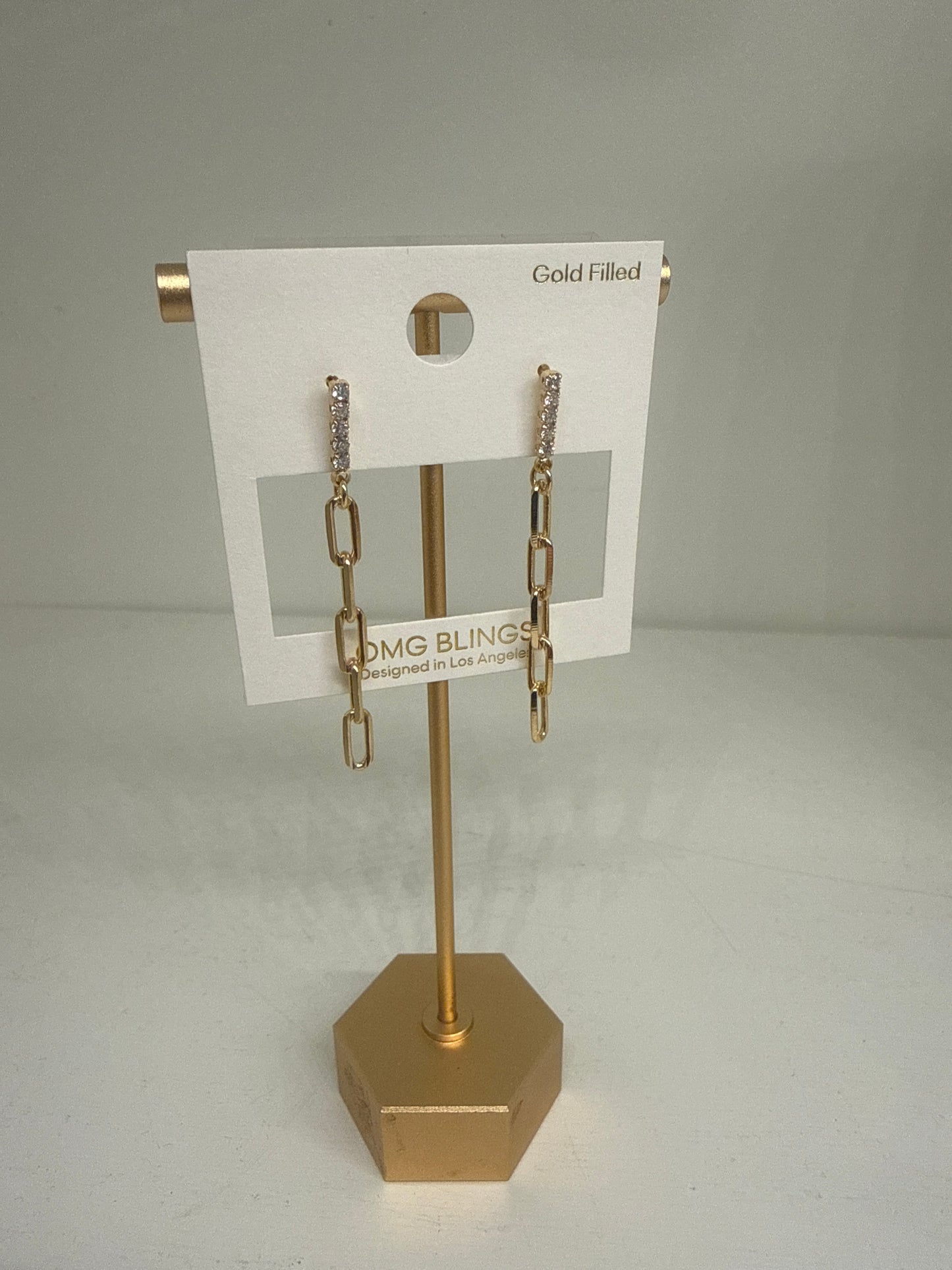 Papperclip Chain Earrings