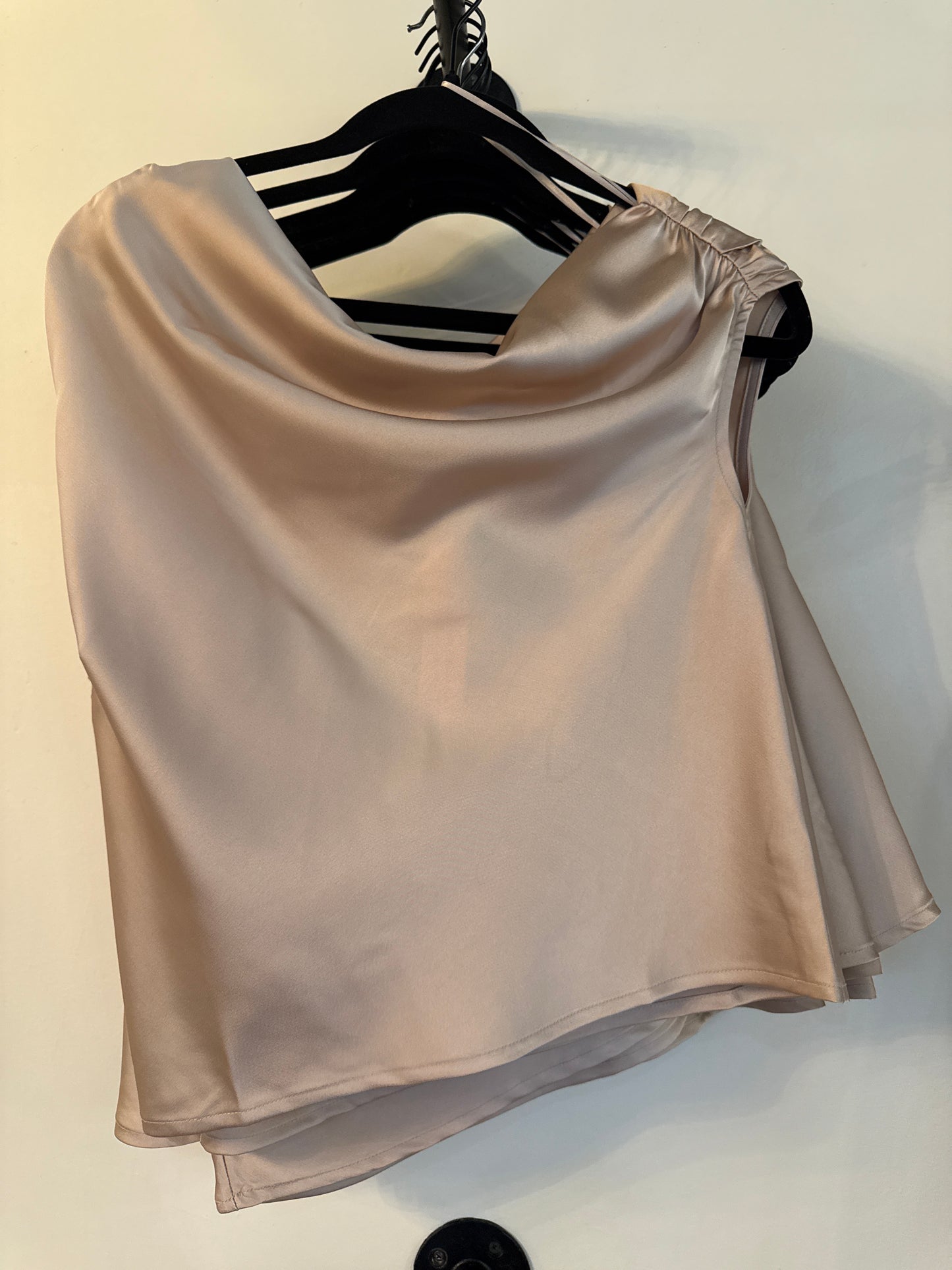 Satin Asymmetrical Top
