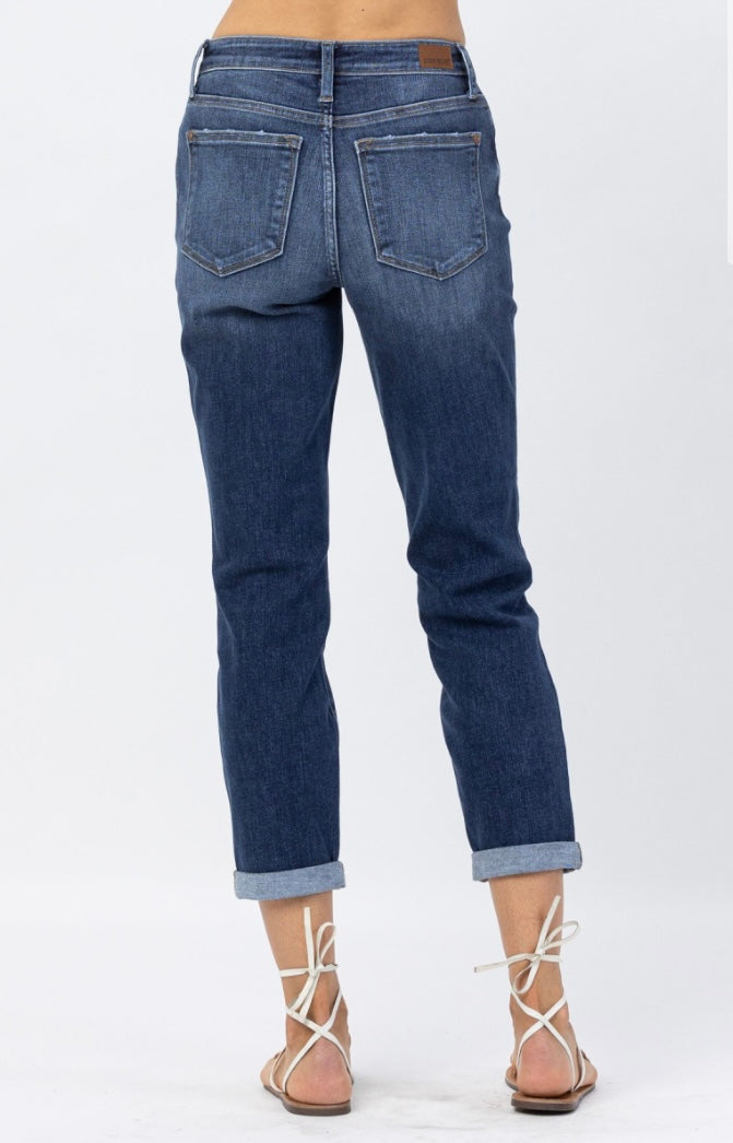 Judy Blue Core MR Cuffed Boyfriend