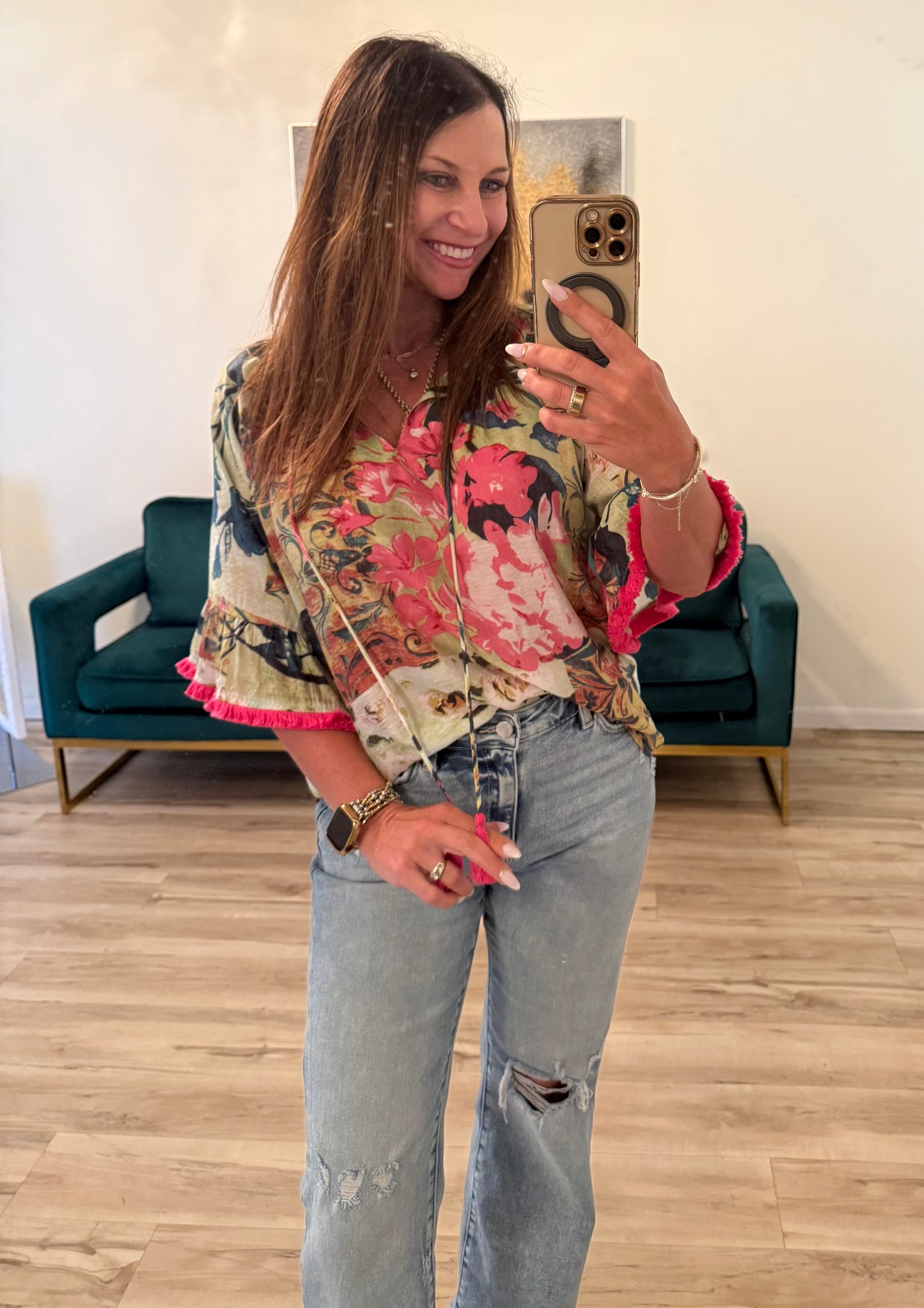 Giselle Floral Top