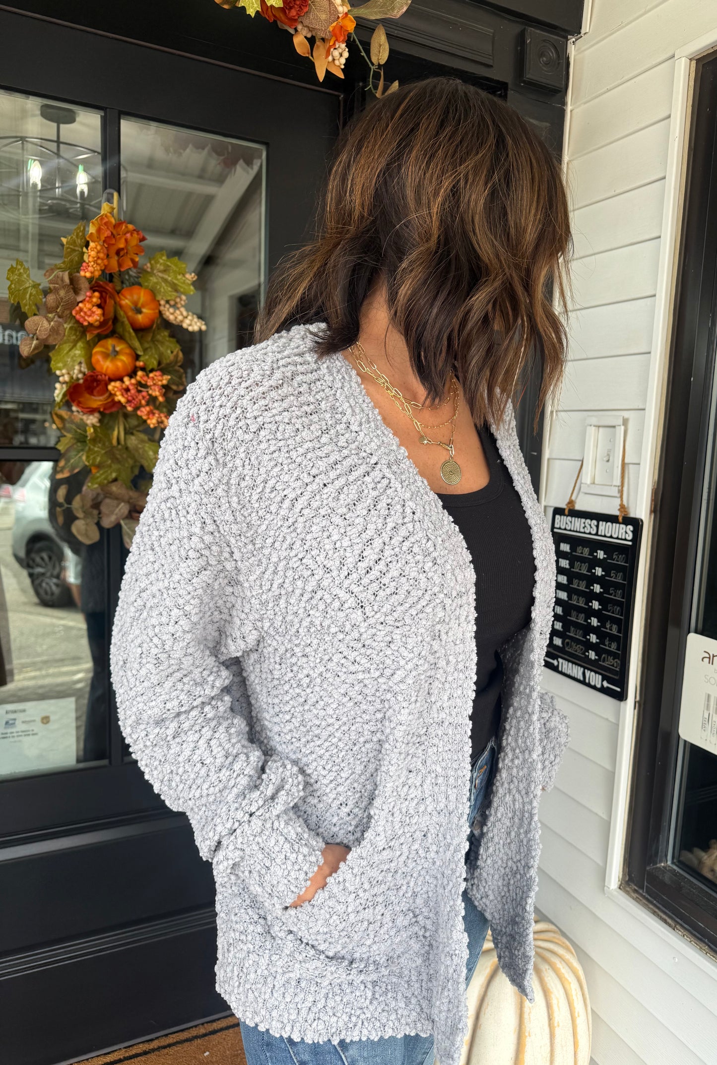 Jessica Popcorn Cardigan