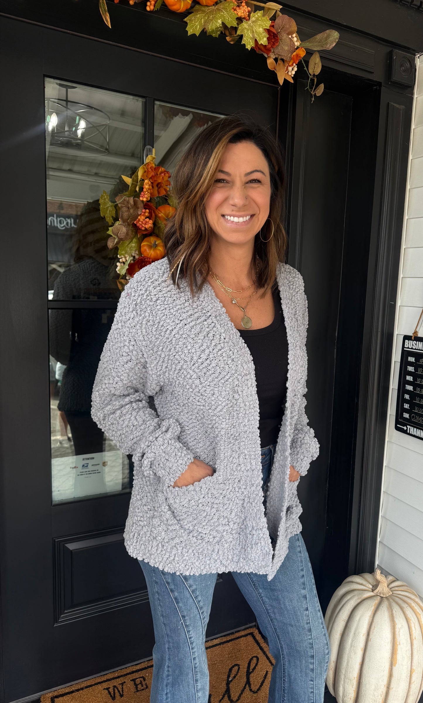 Jessica Popcorn Cardigan