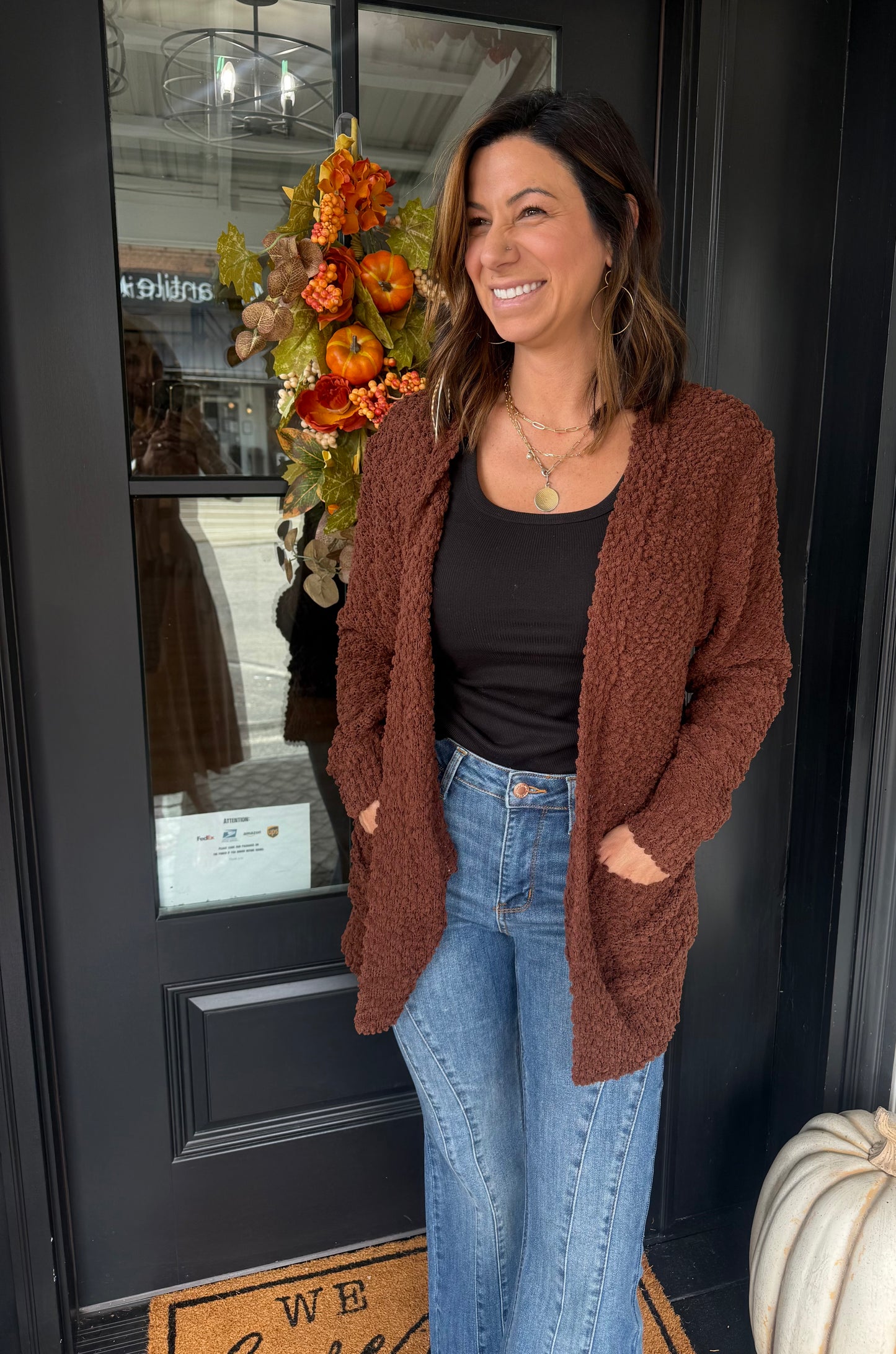 Jessica Popcorn Cardigan