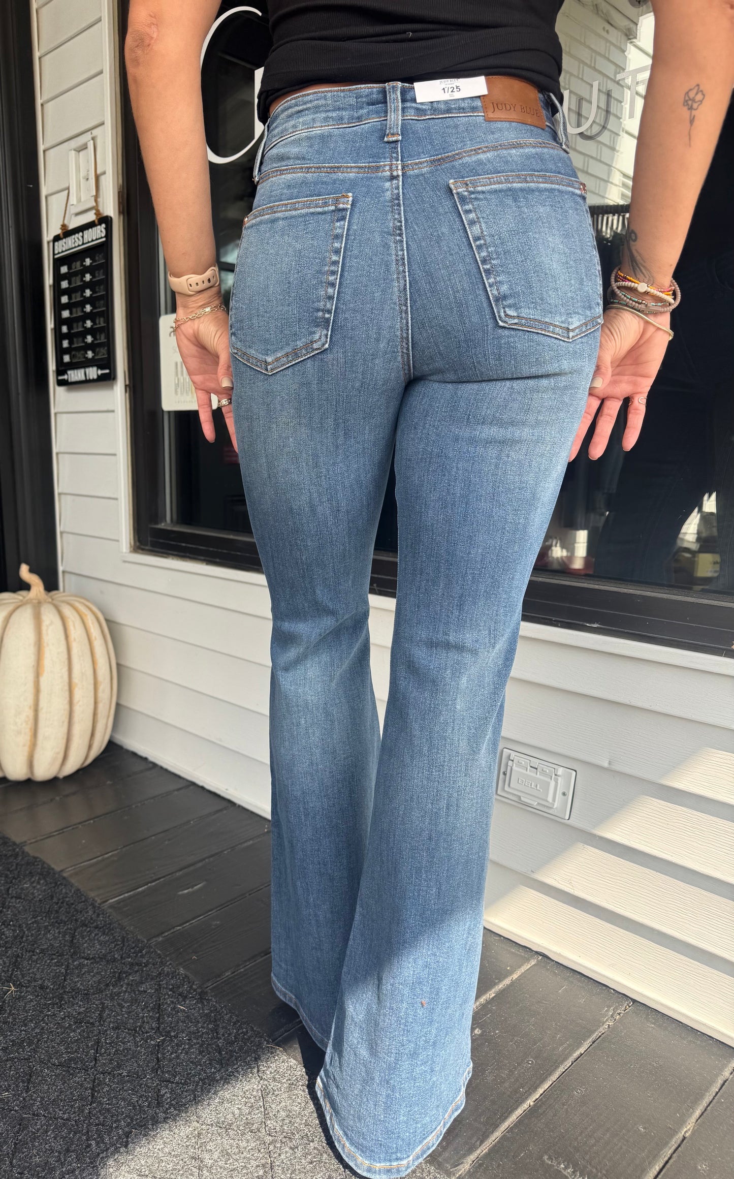 Judy Blue MR Jaqueline New Flare Double Angular Seam