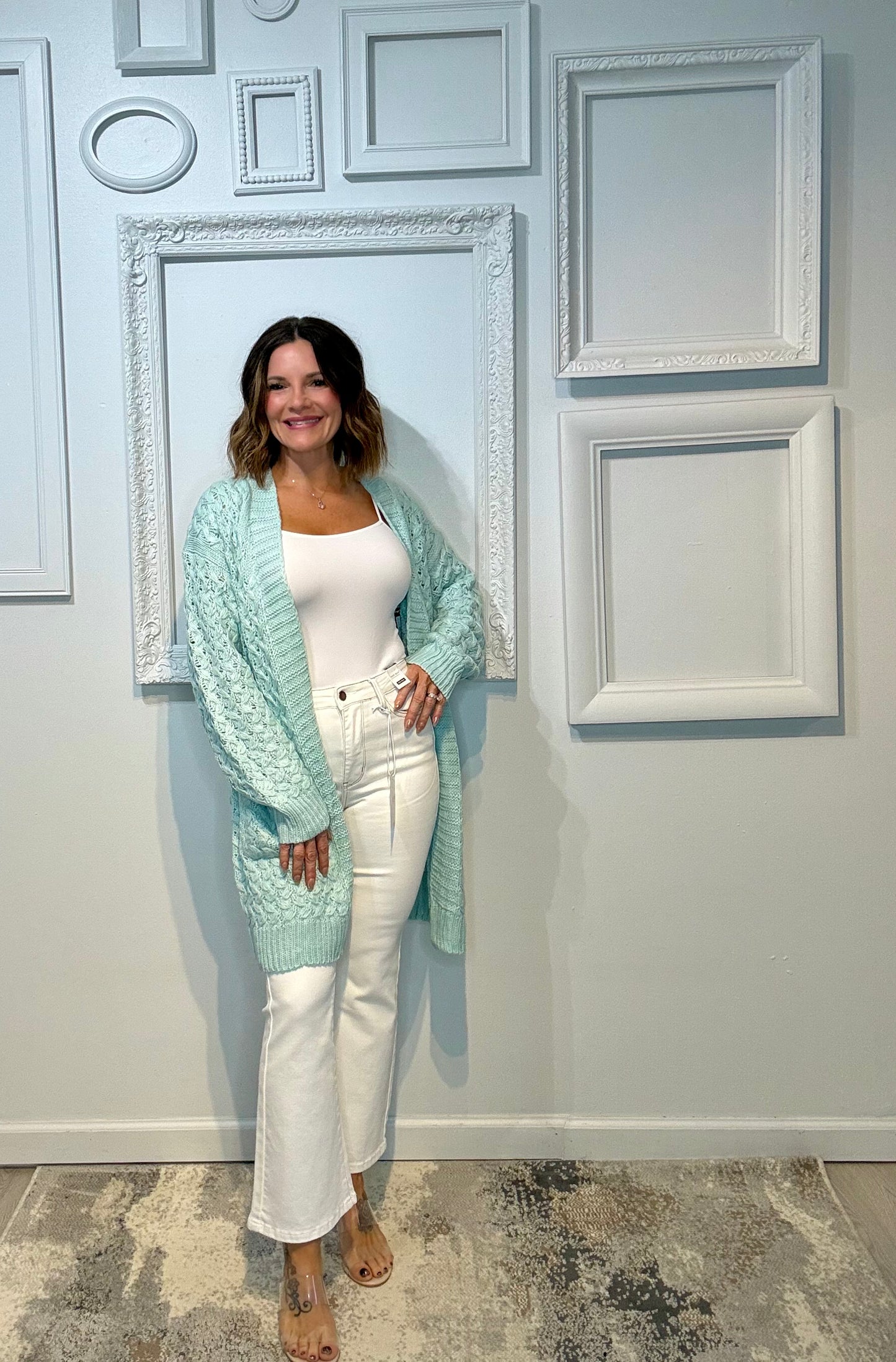 Crochet Knitted Cardigan