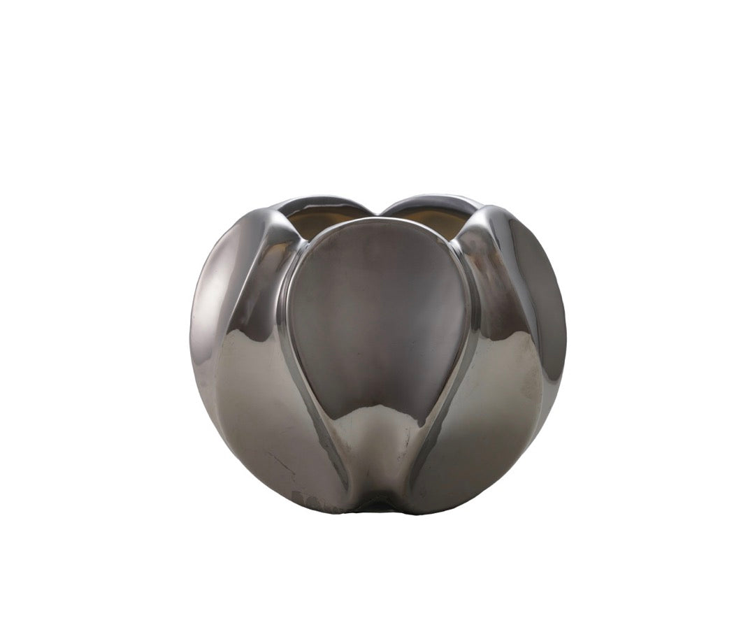 Stoneware Sculpted Planter