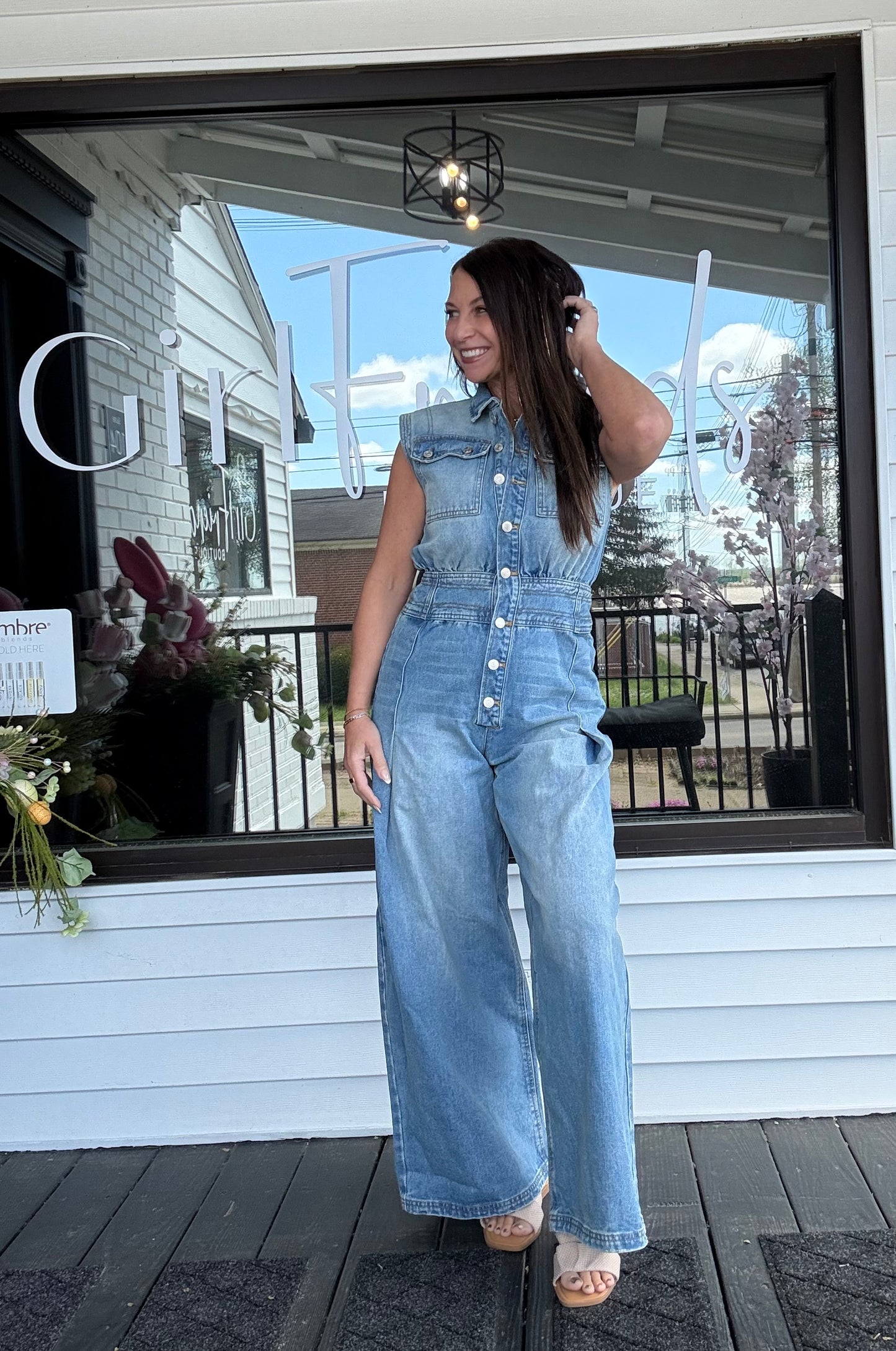 Zayla Denim Jupsuit