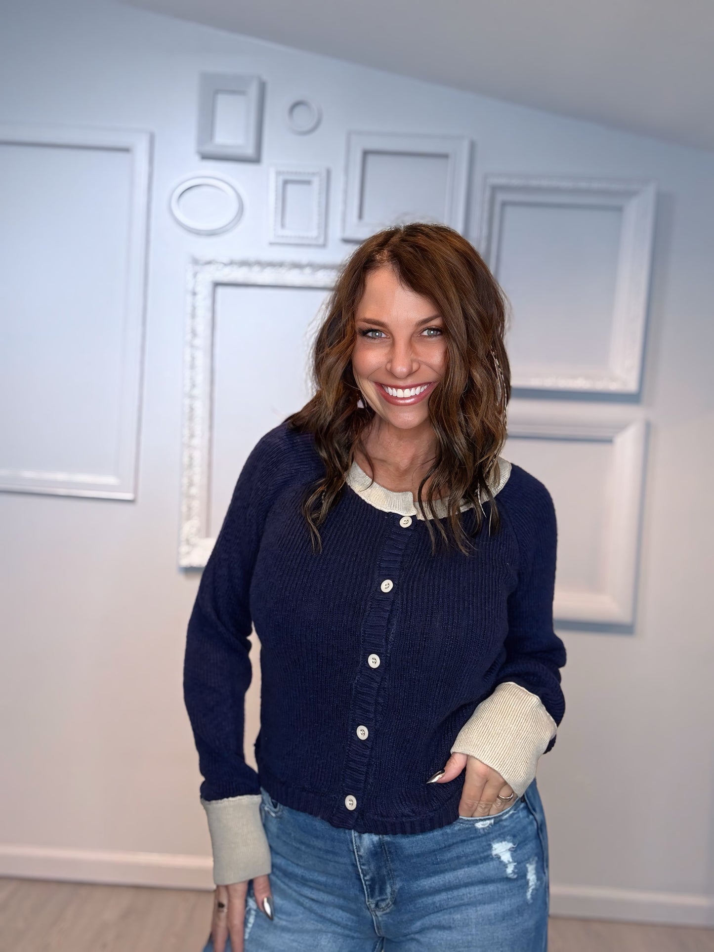 Julia Knit Button Down Cardigan