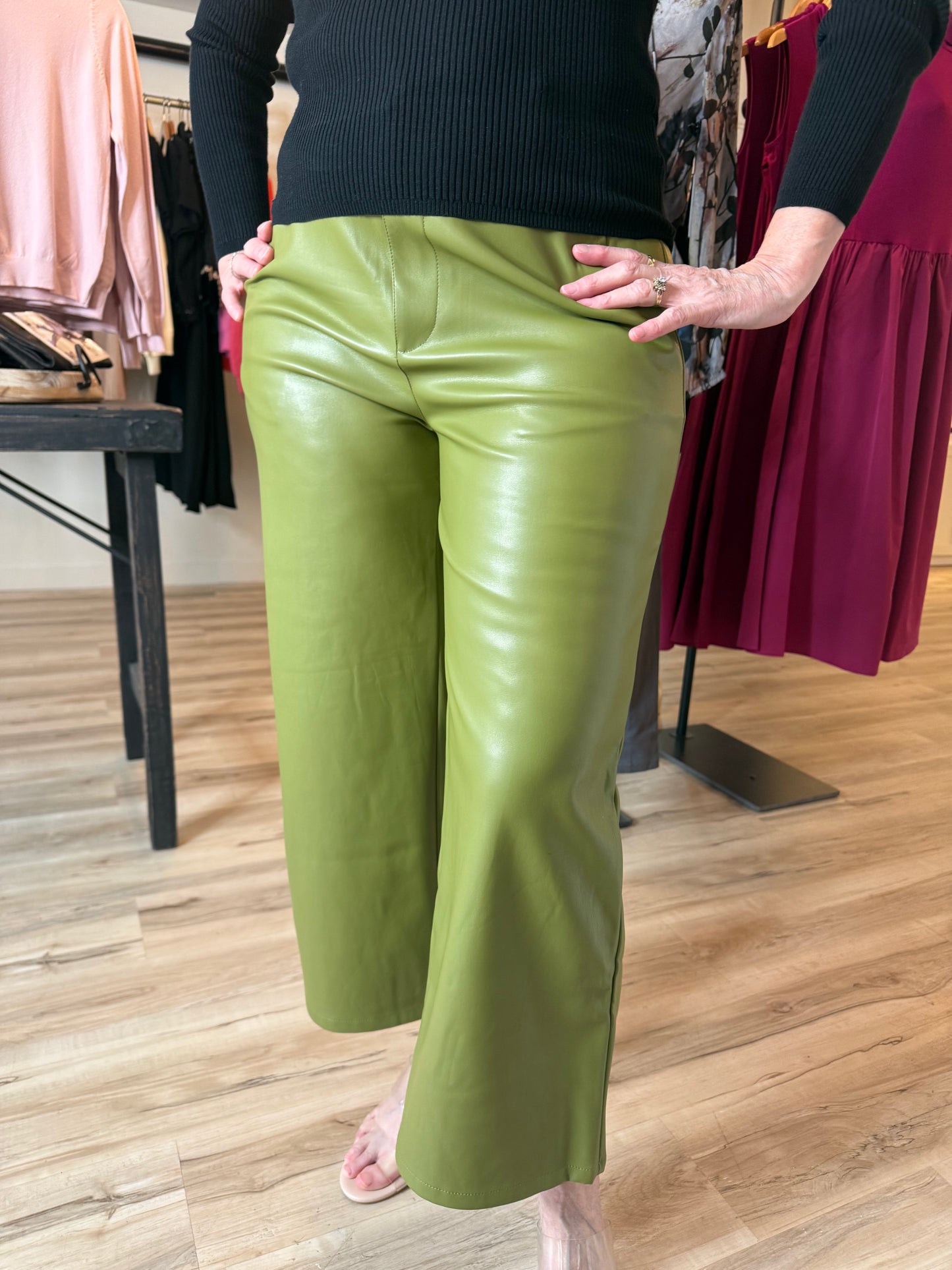 Vegan Leather Pants
