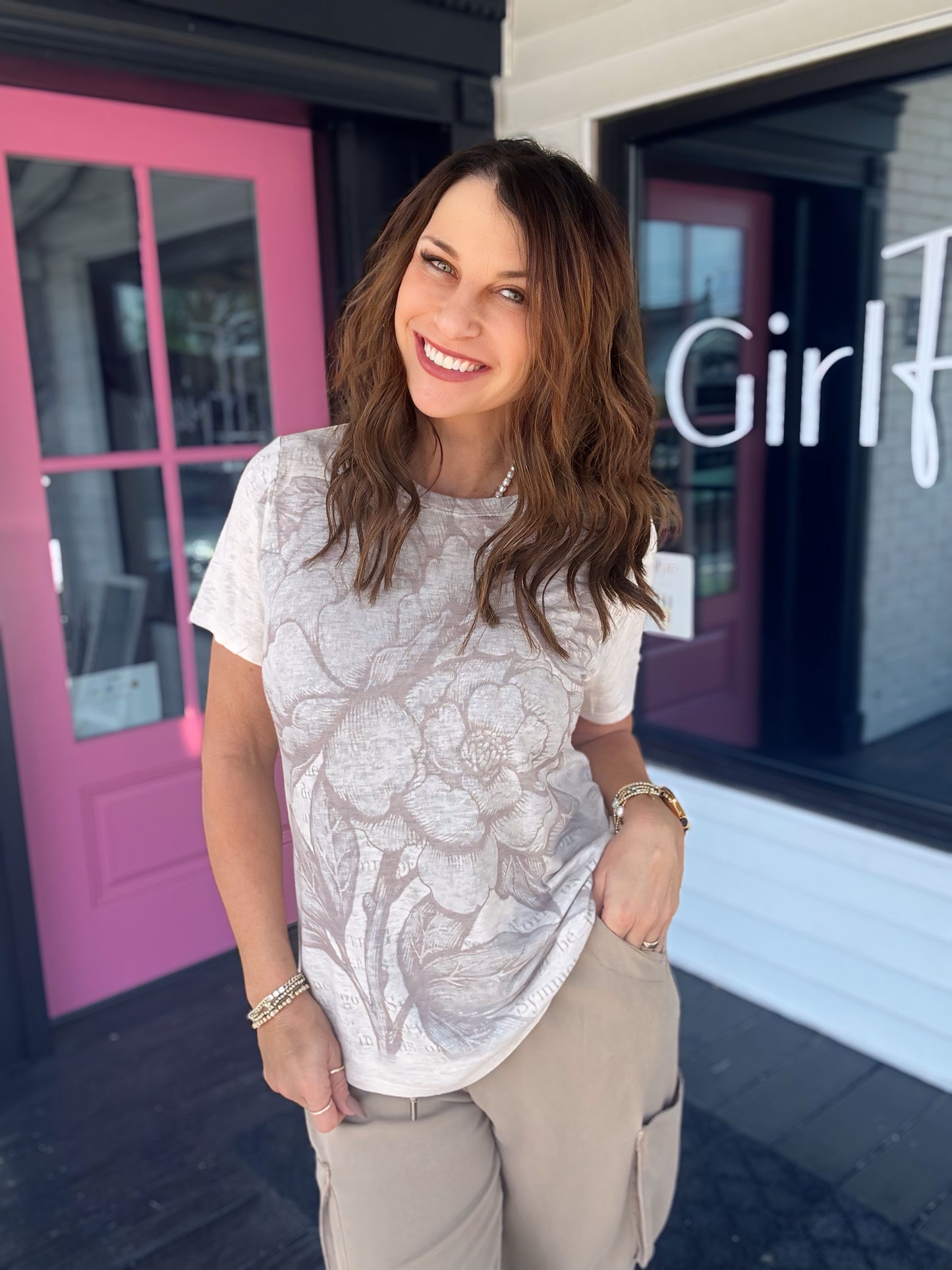 Camellia Script Sublimation Tee