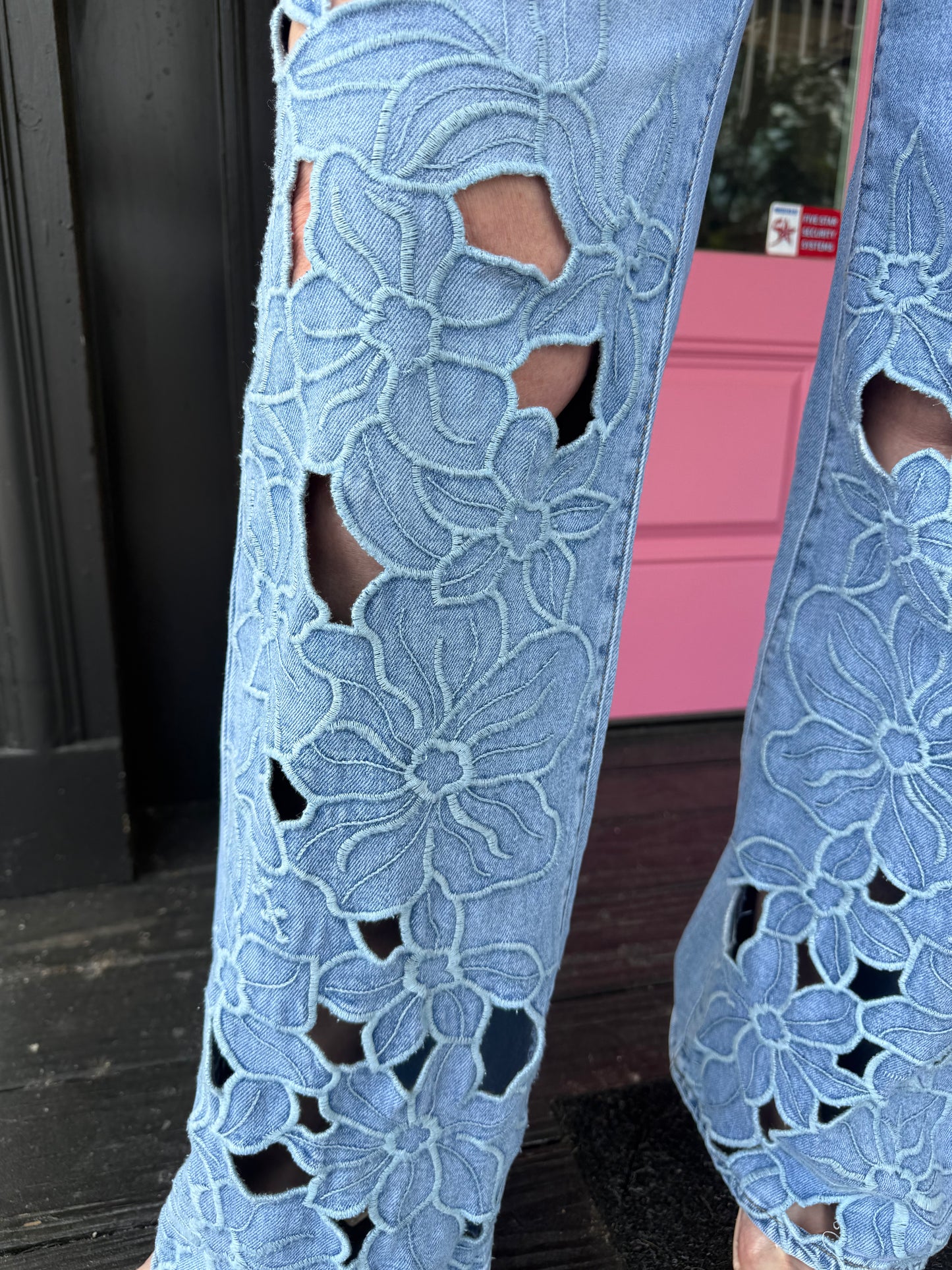 La Rosa Canyon Lace Denim