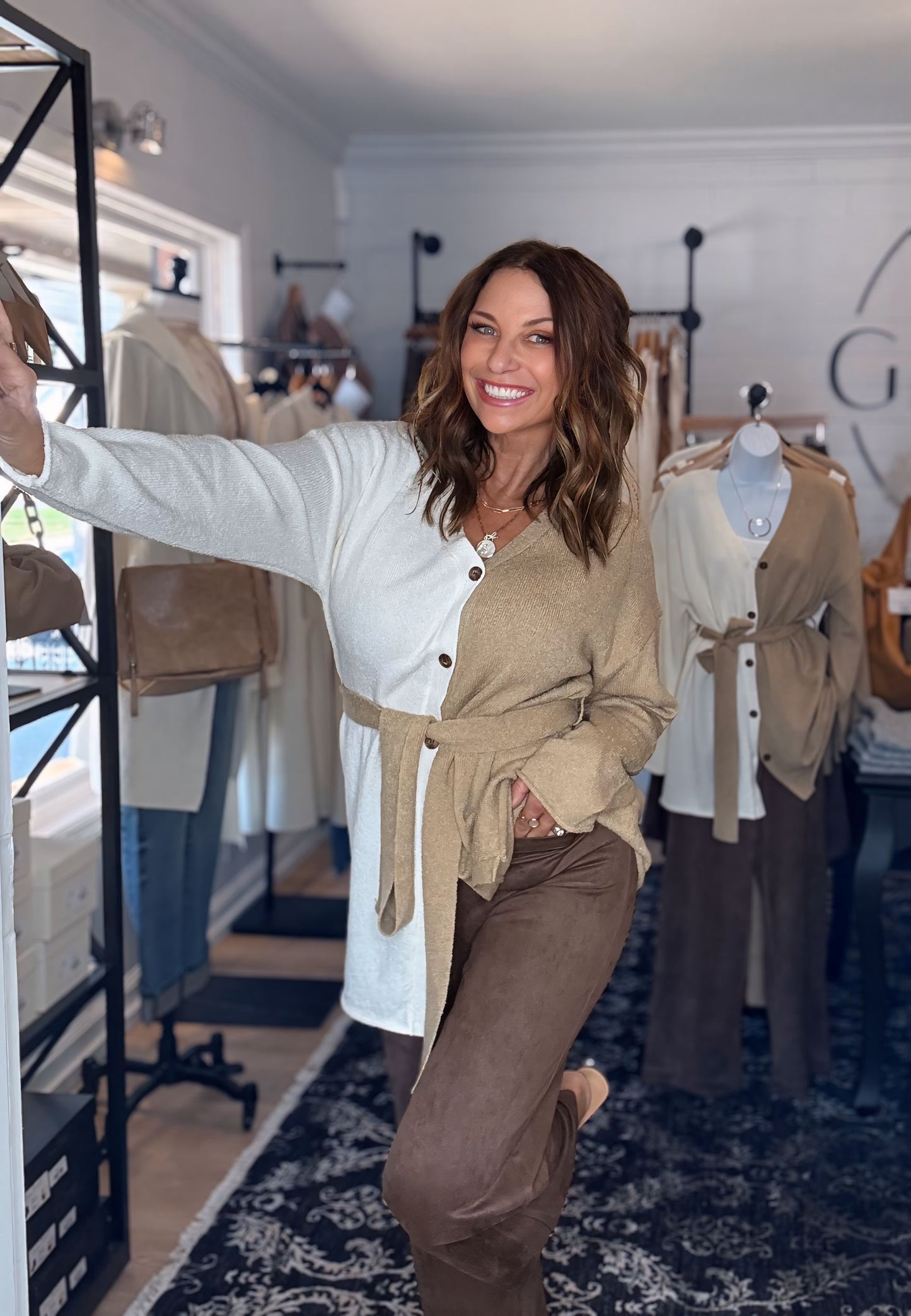 Nancy Belted Cardigan