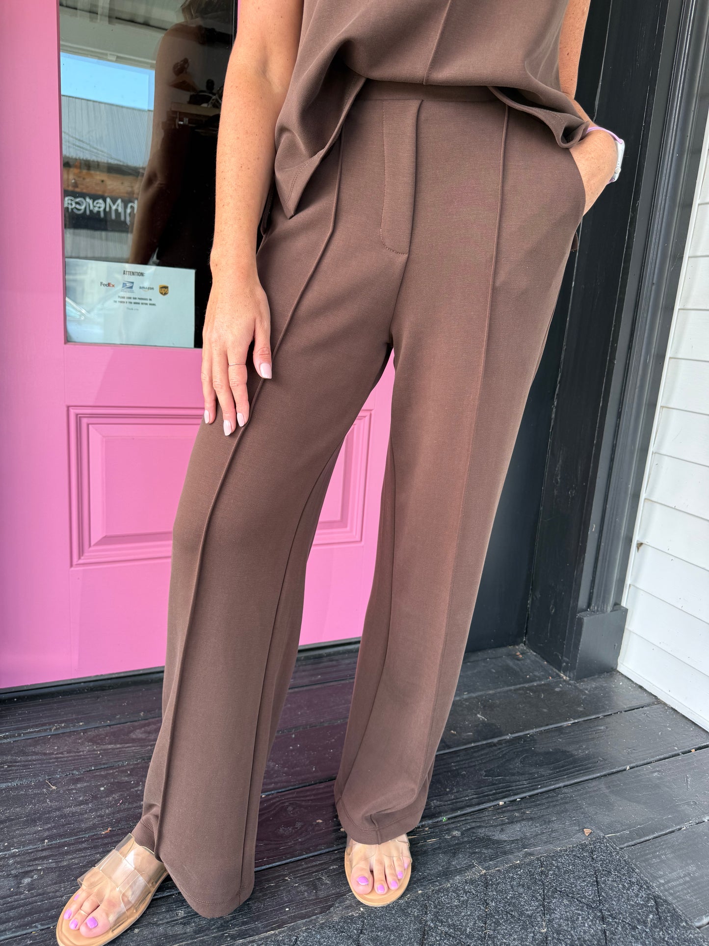 Modal Pintuck Pants
