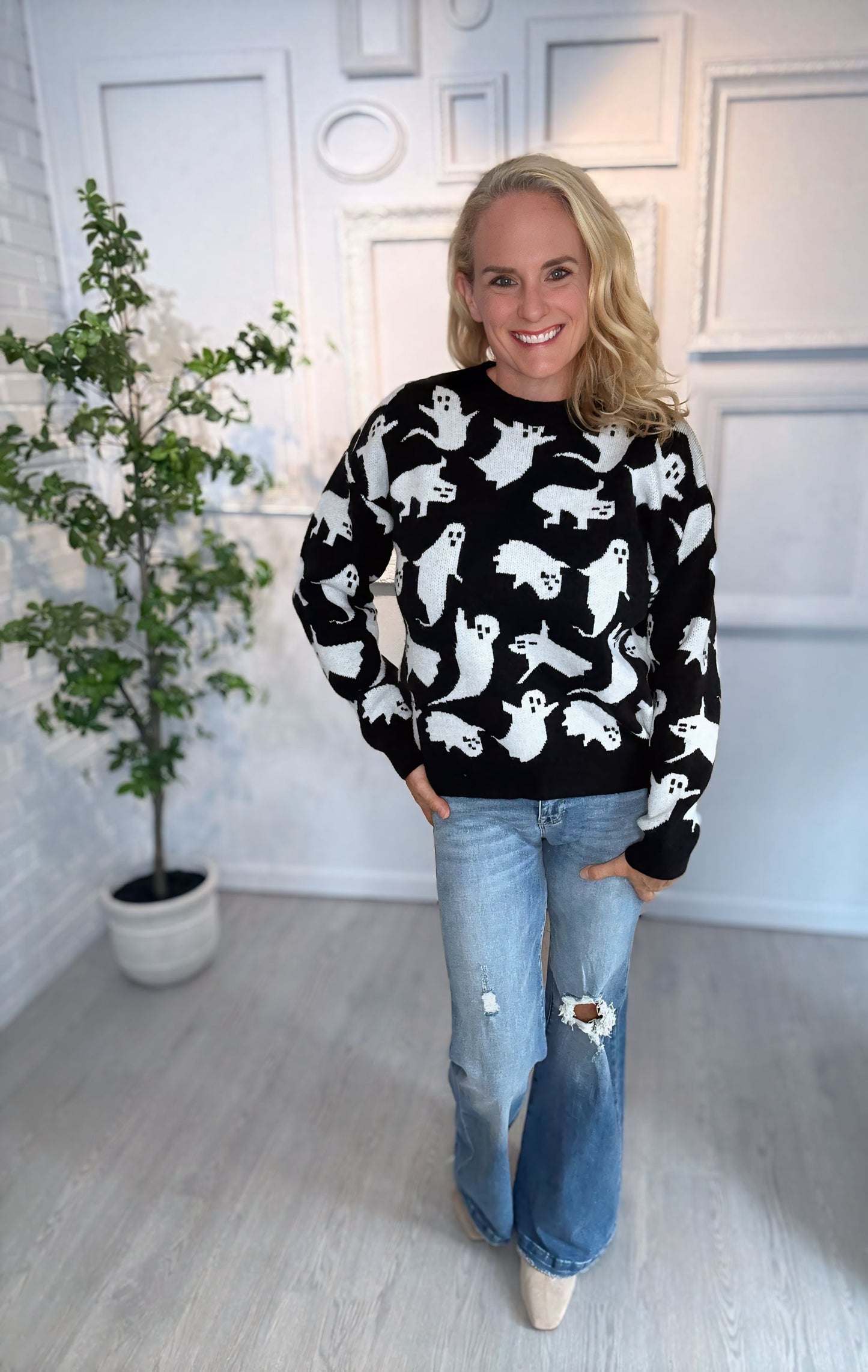Ghost Knit Sweater