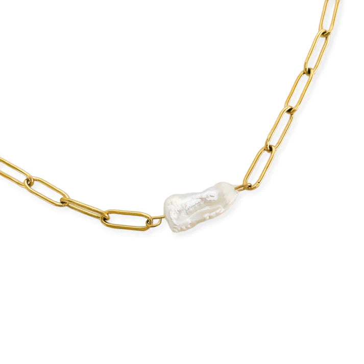 Genuine Baroque Freshwater Pearl Necklace - GirlFriends Boutique