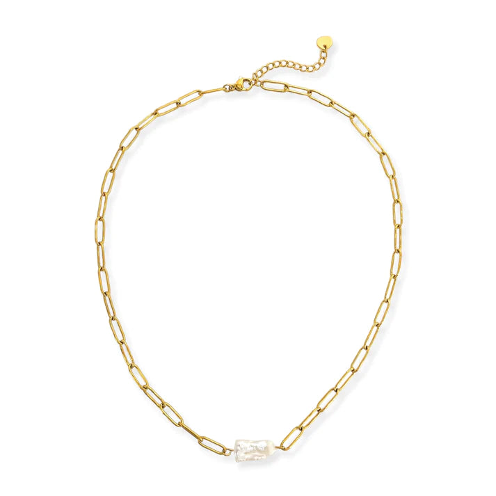 Genuine Baroque Freshwater Pearl Necklace - GirlFriends Boutique