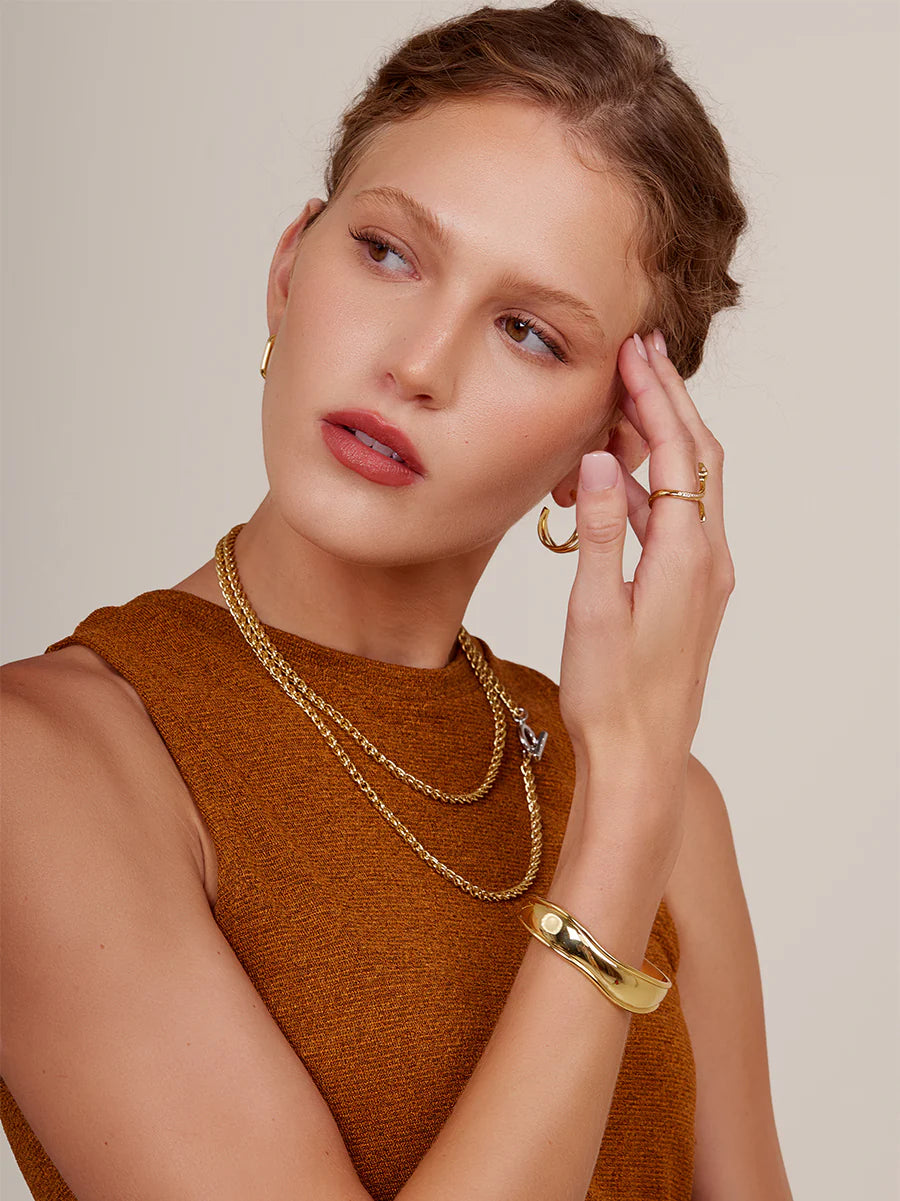 Two-Tone Chain Lariat