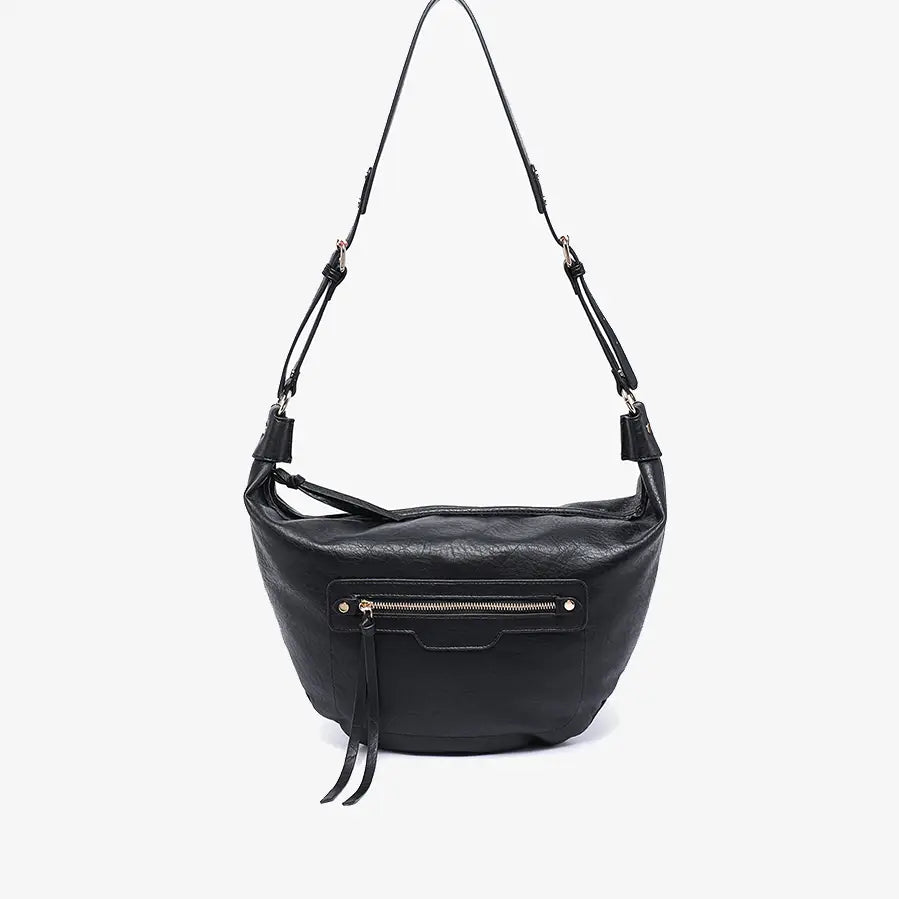 Leigh Distressed Hobo Bag