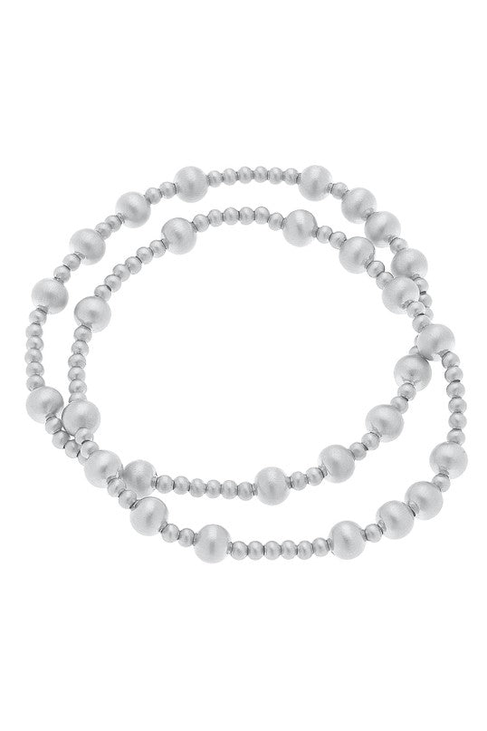 Shelby Ball Bead Stretch Bracelets (Set of 2)