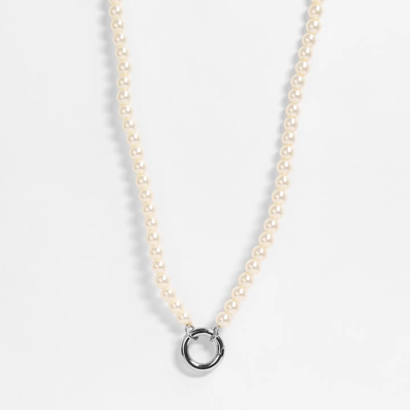 Pearl Charm Keeper Necklace