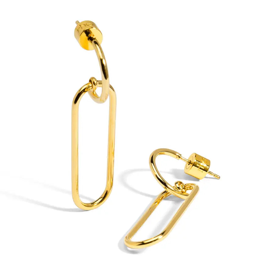 Paperclip Drop Earring