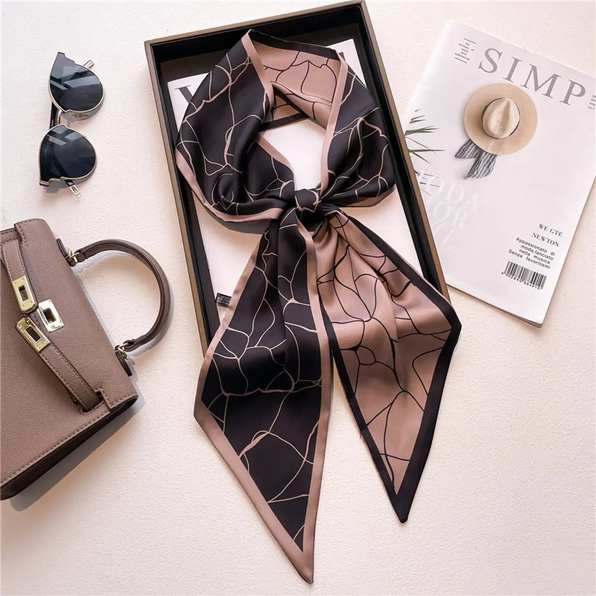 Skinny Silk Scarf