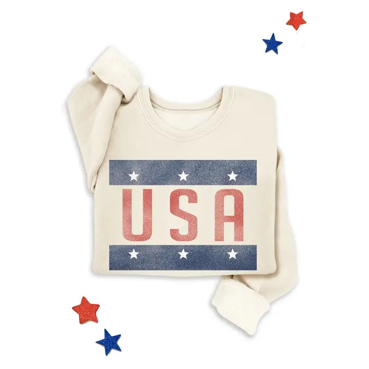 USA Star Graphic Sweatshirts
