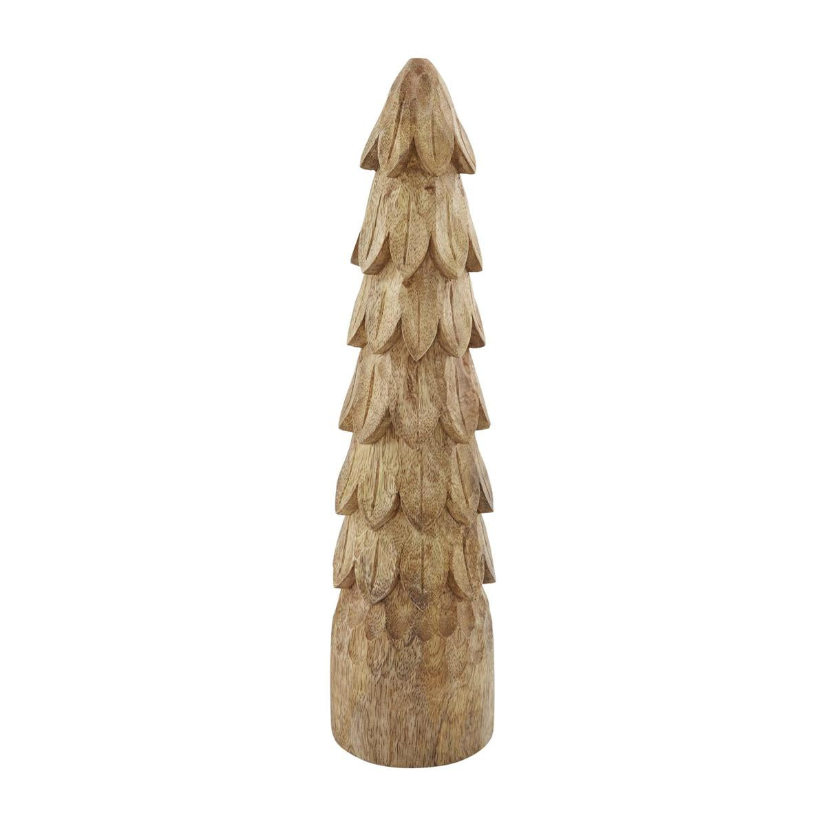 Medium Carved Wood Tree - GirlFriends Boutique