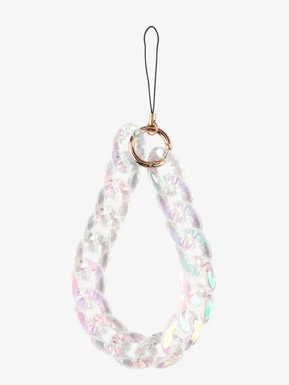 Holographic Phone Wristlet Charm
