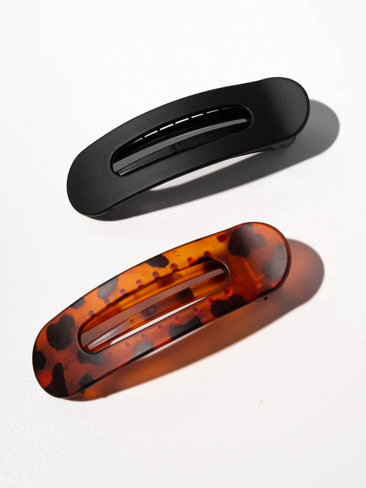 Flat hair clips