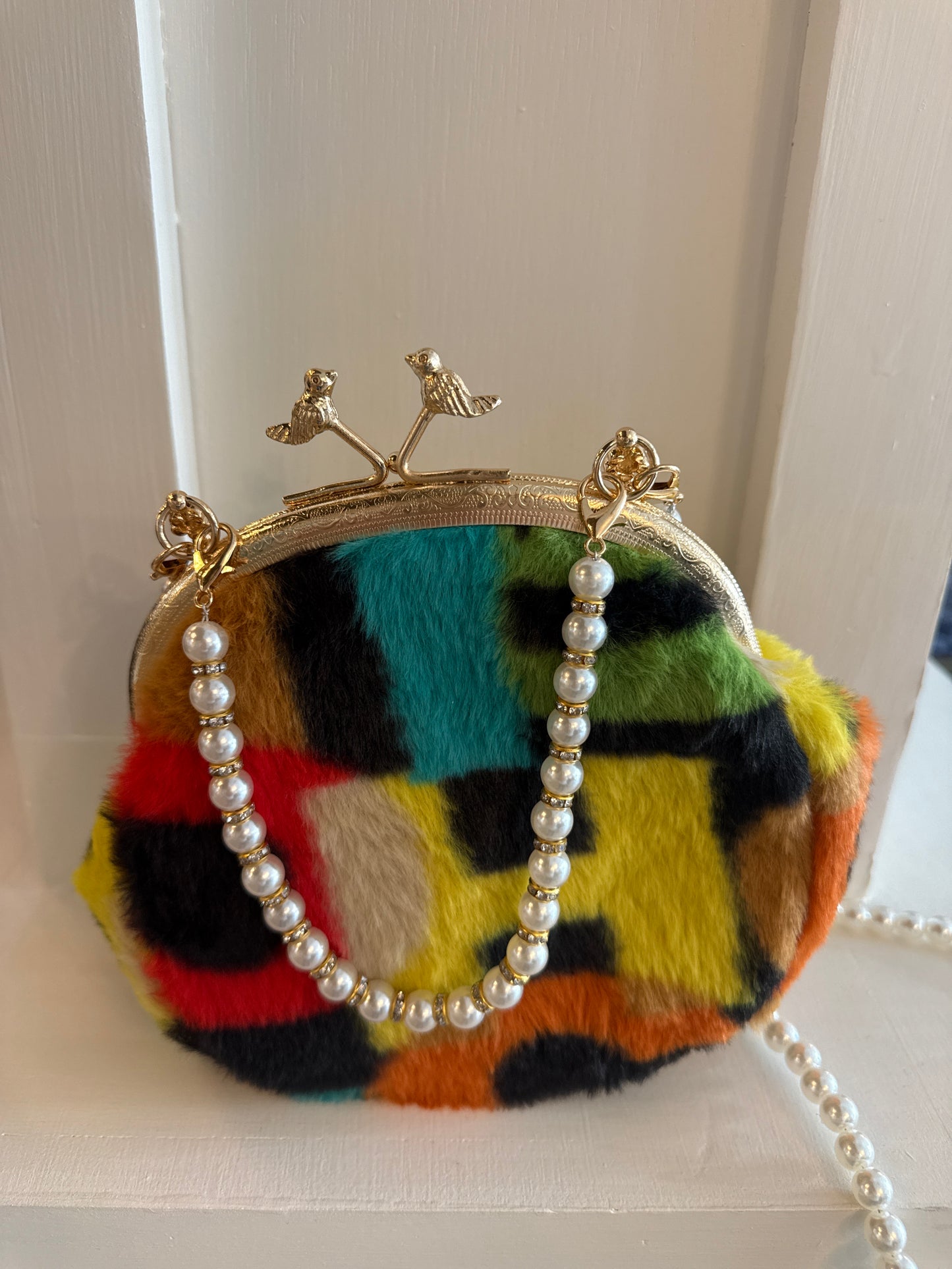 Contrast Color Crossbody Bags