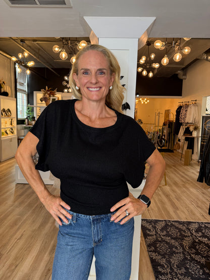 Fitted Bodice Knit Top