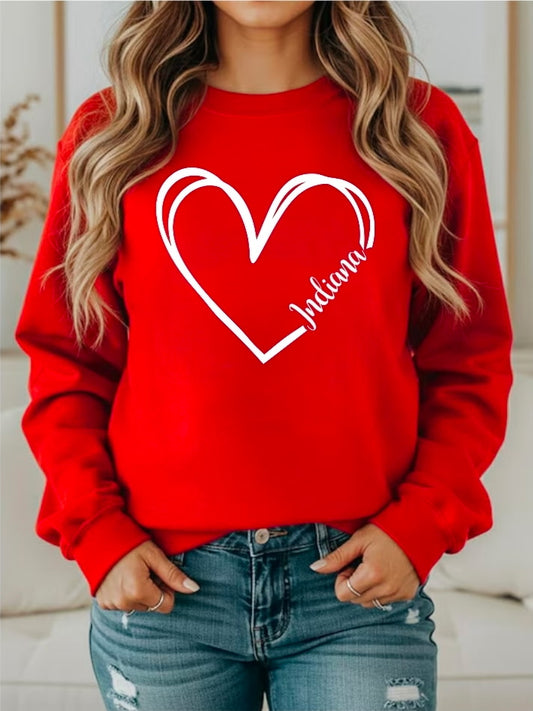 Indiana Sweatshirt, Red