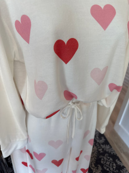 Heart All Over Loungewear Set