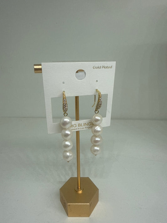 Genuine Pearl Earrings