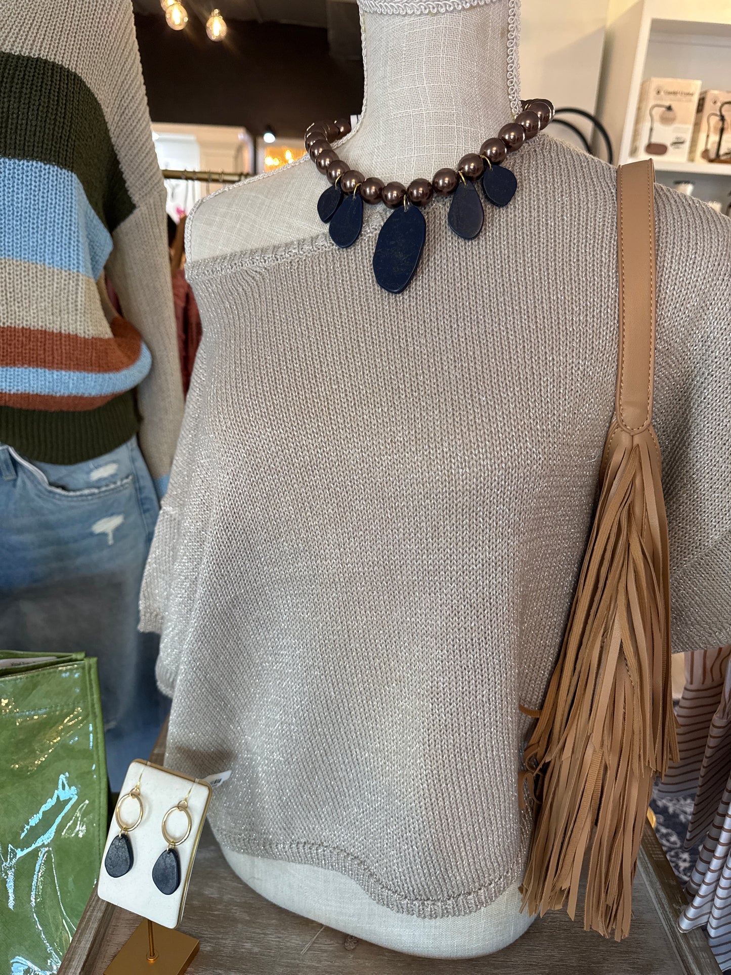 Lurex Detailed Top