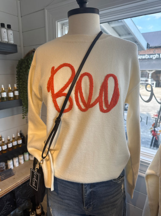 Boo Halloween Sweater