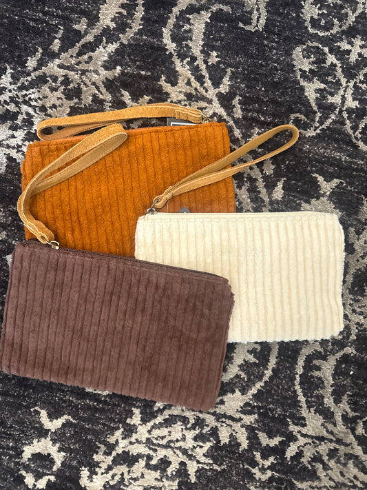 Corduroy Wristlet