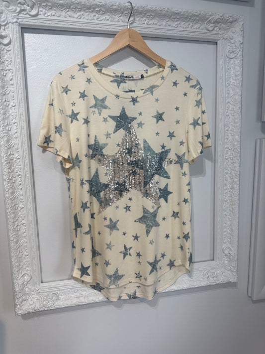 Sequin Star Tee