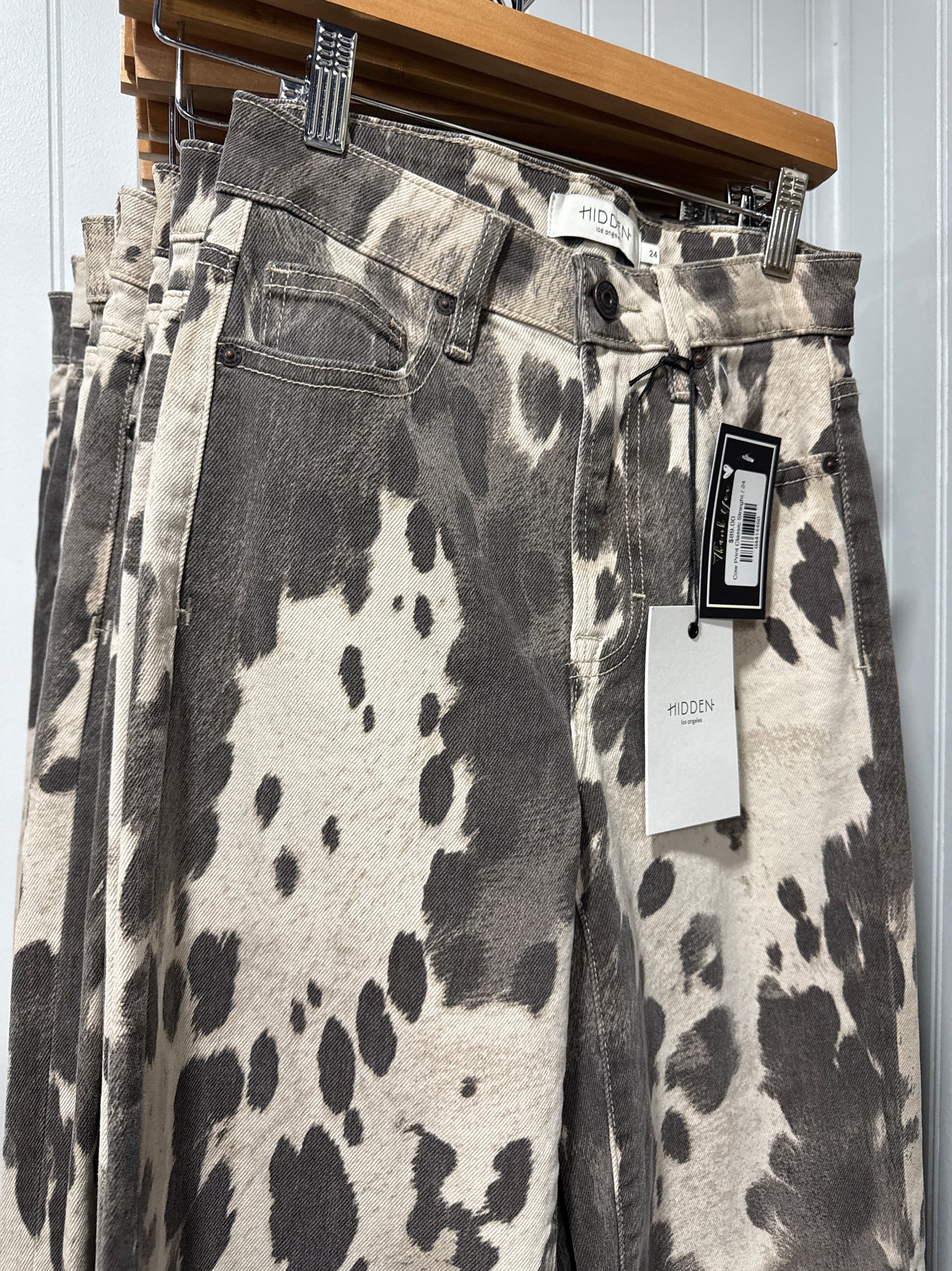 Cow Print Classic Straight