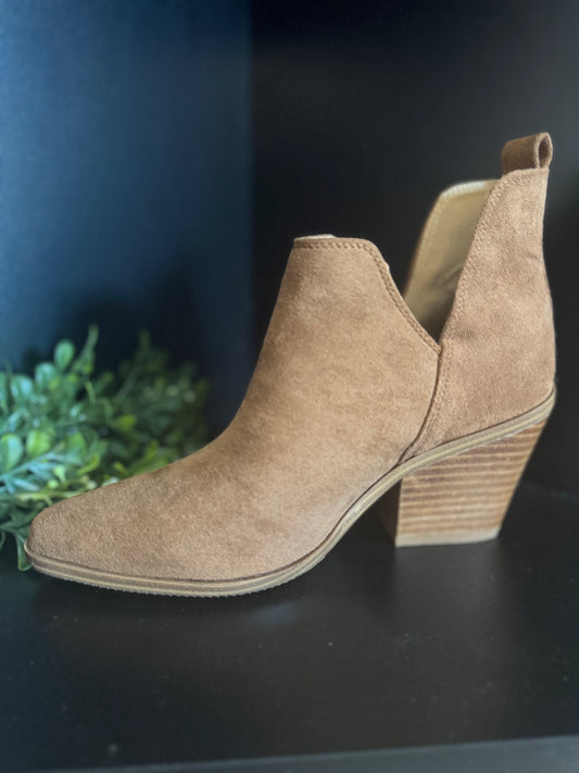 Sassy Pants Tobacco Faux Suede by Corkys