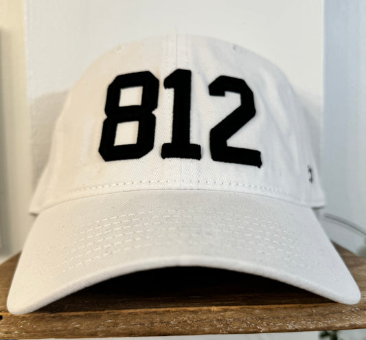 812 Ball Cap, The Hat That Gives Back, White