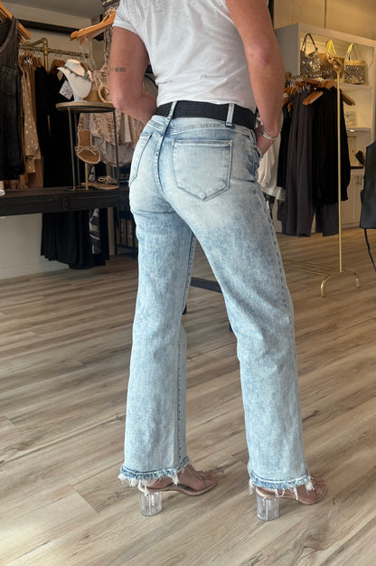 Super High Rise Stretch Classic Straight Jeans