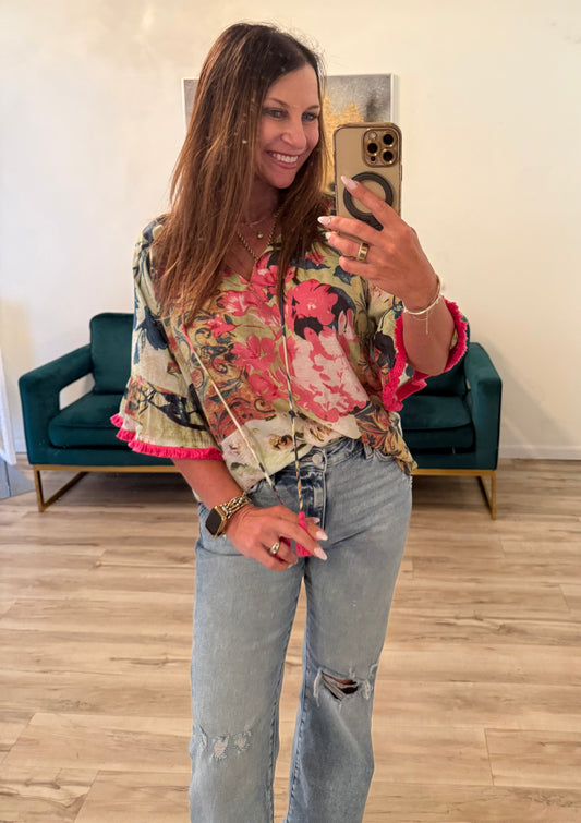 Giselle Floral Top