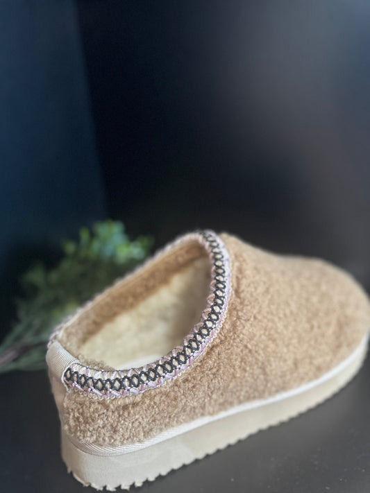 Sleepyhead Tan Shearling by Corkys