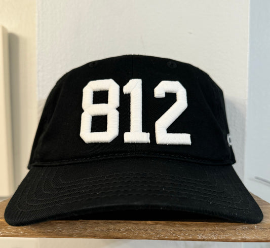 812 Ball Cap, The Hat That Gives Back, Black