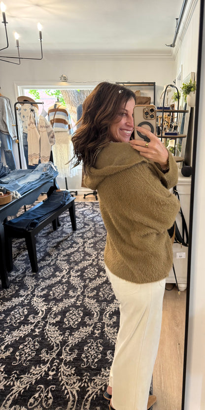 Lena Fuzzy Cardigan